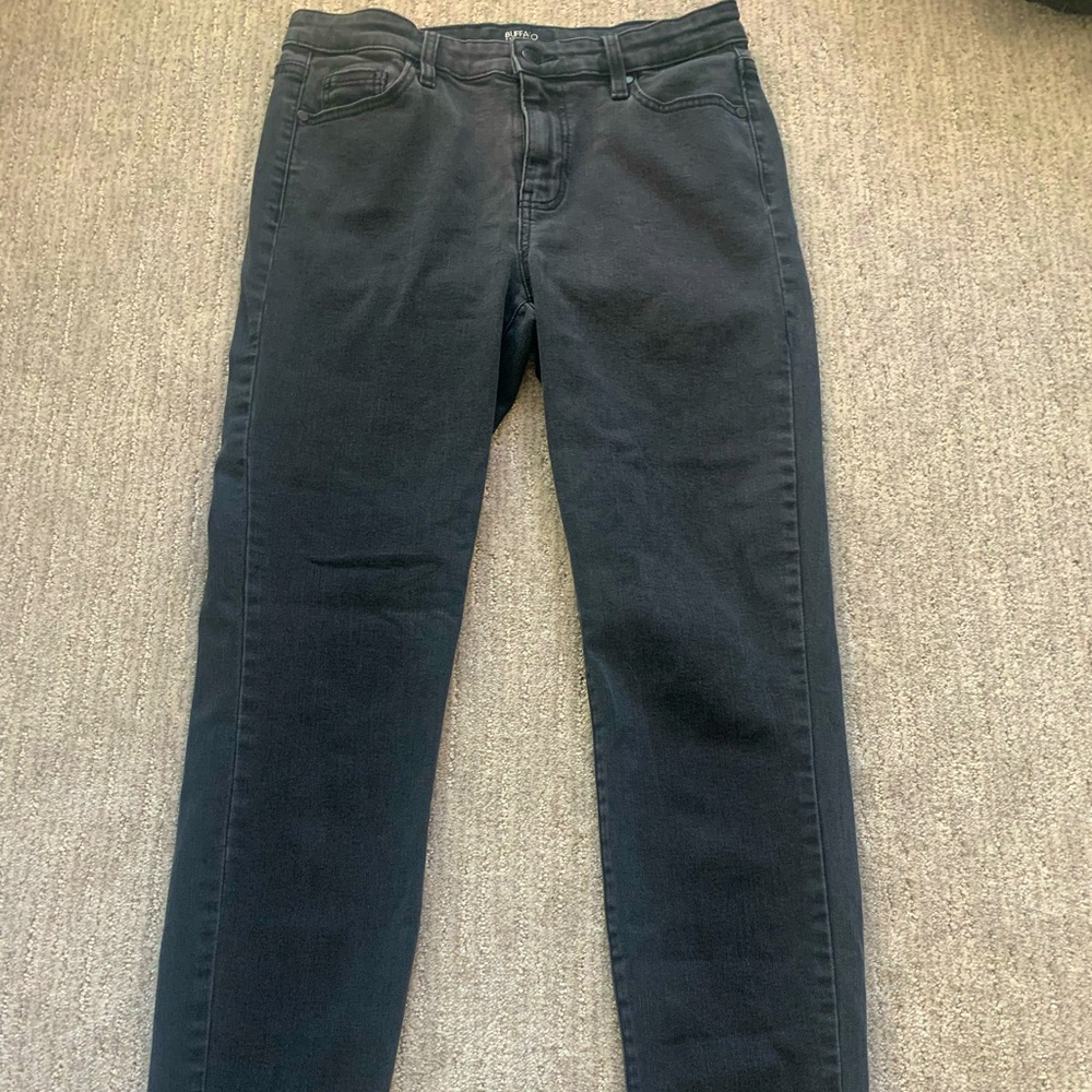 Soft, front pockets work so do the back pockets